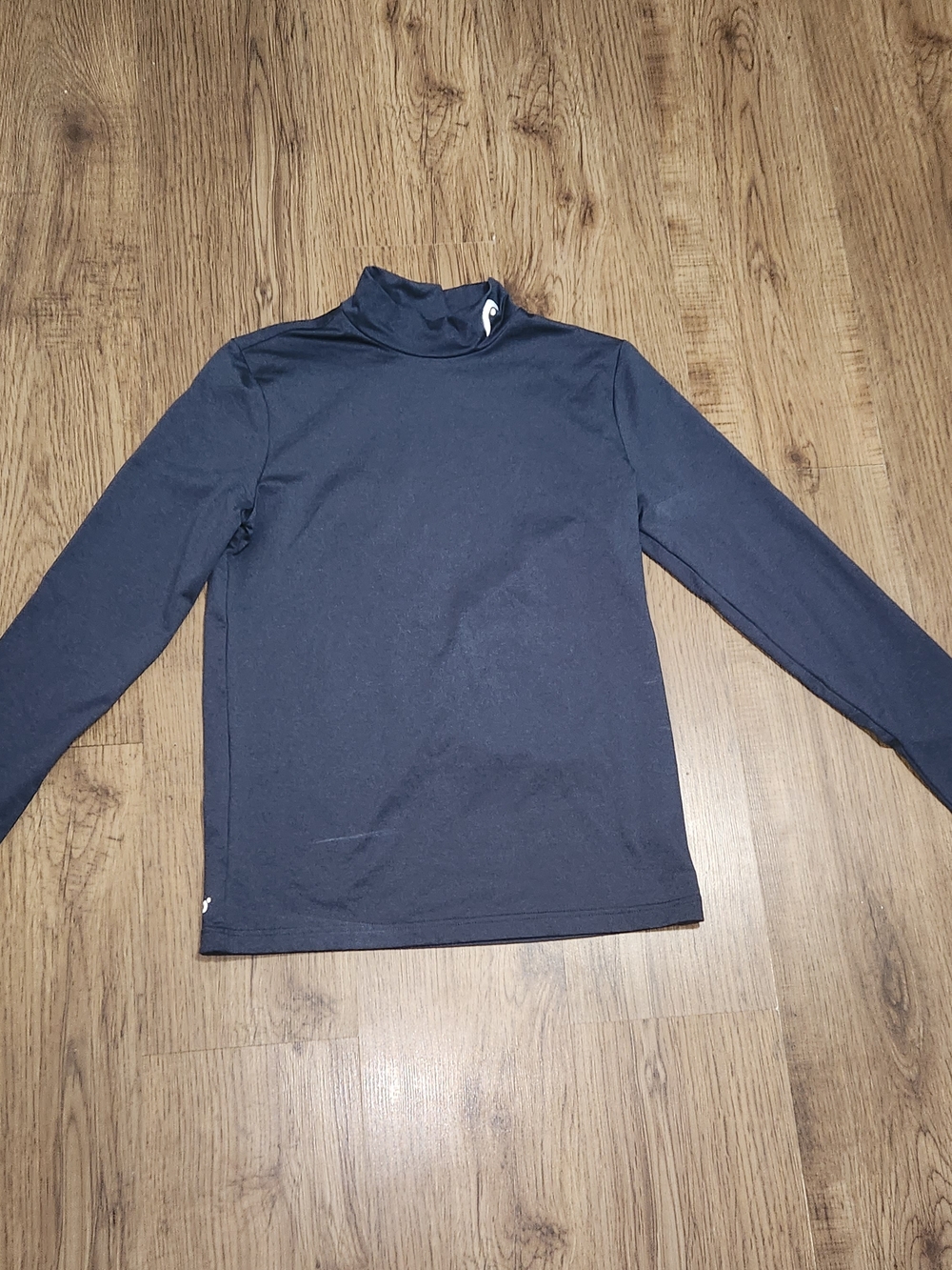 Duck Head Men's Navy Mock Neck Long Sleeve Top